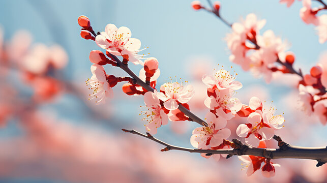 cherry blossom in spring , Generate AI