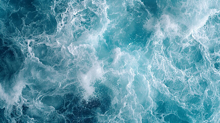 Fototapeta premium A clash of arctic tones, where icy mint and frosty blues come together in a splash that evokes the crisp chill of a winter breeze, abstract background