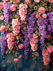 flower bouquets in vibrant colours