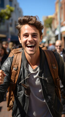 Happy student in Cape Town