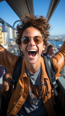 Happy student in Cape Town