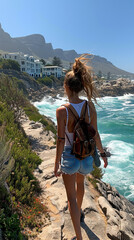 Happy student in Cape Town