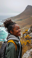 Happy student in Cape Town