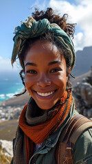 Happy student in Cape Town