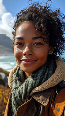 Happy student in Cape Town