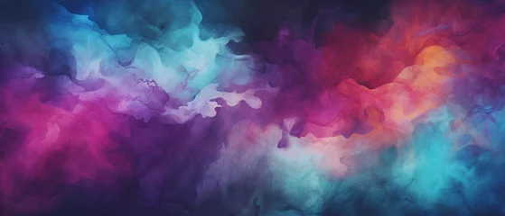 Photo sur Plexiglas Mélange de couleurs Abstract watercolor paint background, smoke-like effect.