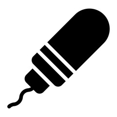 tampon glyph icon