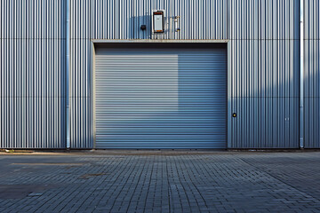 front door of a warehouse