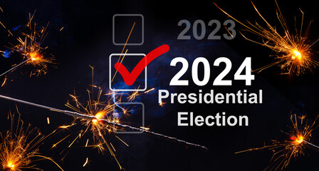 US Election Day 2021 banner, backdrop, flyer, wallpaper, online or offline publication, etc. with...
