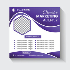 vector creative digital marketing social media banner template.