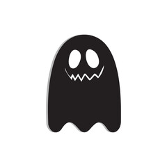 Ghost icon design, Scary ghosts design vector, Halloween characters  symbol. Ghost vector icon, Emotion Variation. Halloween flat vector icon for holiday apps and websites