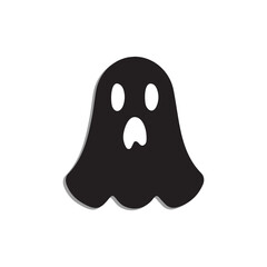 Ghost icon design, Scary ghosts design vector, Halloween characters  symbol. Ghost vector icon, Emotion Variation. Halloween flat vector icon for holiday apps and websites