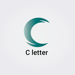 Icone Lettre C pour Design Logos, Symbole, Illustration Pictogramme Monogramme pour Business, Variations Alphabet Isolé Silhouette