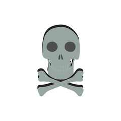 Happy Halloween day element background vector. Cute collection of spooky ghost, pumpkin, bat, candy, cat, skull, spider, grave, castle.