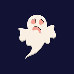 Happy Halloween day element background vector. Cute collection of spooky ghost, pumpkin, bat, candy, cat, skull, spider, grave, castle.