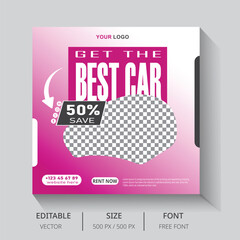 vector creative digital marketing social media banner template.