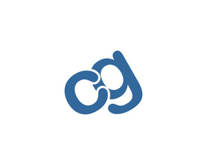 CG LOGO DESIGN VECTOR TEMPLATE