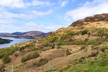 Fototapeta na wymiar Majestic Loch Duich: A Scottish Gem