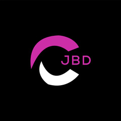 JBD Letter logo design template vector. JBD Business abstract connection vector logo. JBD icon circle logotype.
