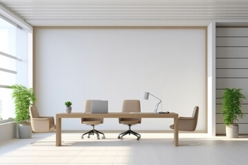 Sleek Minimalism: Modern Office Elegance