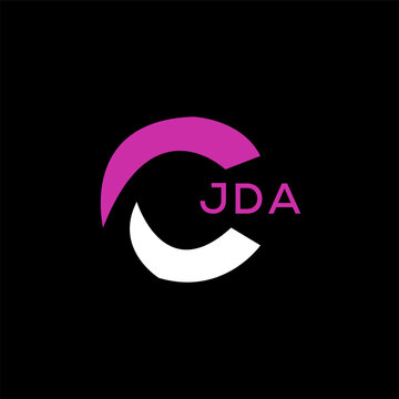 JDA Letter logo design template vector. JDA Business abstract connection vector logo. JDA icon circle logotype.
