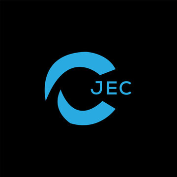 JEC Letter logo design template vector. JEC Business abstract connection vector logo. JEC icon circle logotype.
