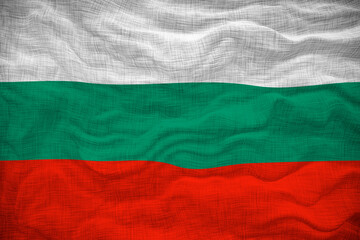 National flag of Bulgaria. Background  with flag  of Bulgaria.