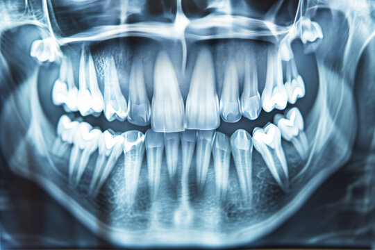 x ray image of teeth