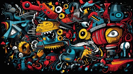 Fototapeta premium color wallpaper innovation background illustration trend style, creative digital, aesthetic abstract color wallpaper innovation background