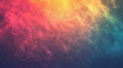 Abstract trendy fluid motion gradient blurred grainy background texture. Colorful digital Grain...