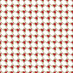 Free vector valentine flowers pattern design.