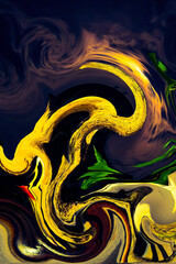 abstract background with gold