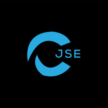JSE Letter logo design template vector. JSE Business abstract connection vector logo. JSE icon circle logotype.
