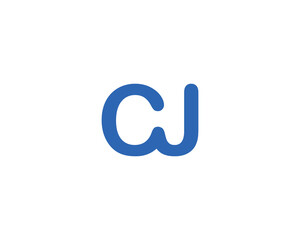CJ LOGO DESIGN VECTOR TEMPLATE