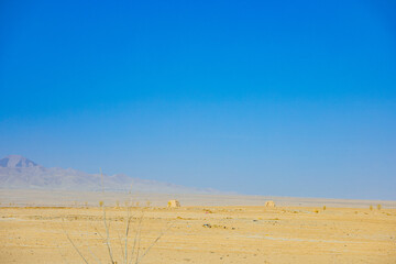 Baiyin City, Gansu Province - Wind turbines and Gobi scenery