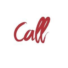 Call text on white background