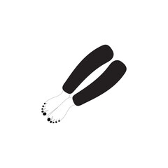 Foot, ankle line icon. Outline style can be used for web, mobile, ui. Pain, hip, ortho, anatomy, body, care concept. Human body parts, Legs icon.