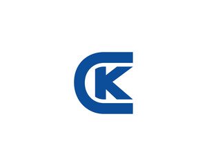 CK LOGO DESIGN VECTOR TEMPLATE