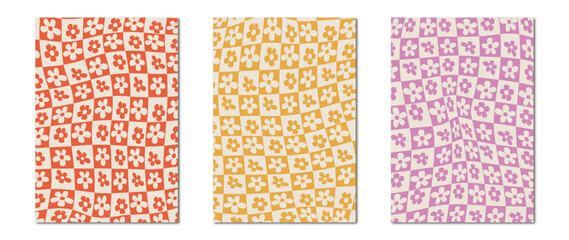  Vector flat illustration. Flat stylish poster on a light background. Abstract style. Suitable for home design, flyers, screensavers, posters or textile design.