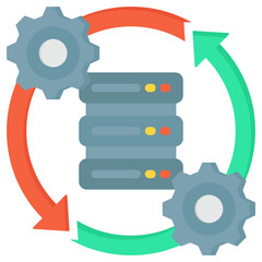 Fototapeta premium Data Processing icon