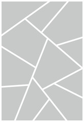 Pictures or photos frame collage. comics page grid layout abstract photo frames and digital photo wall template