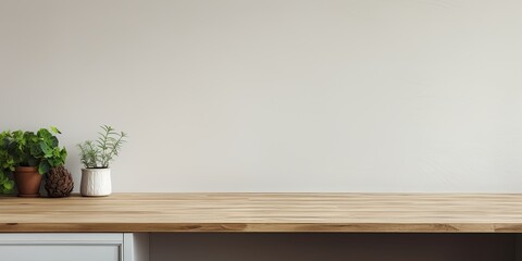 Empty desk for your decor and kitchen design.