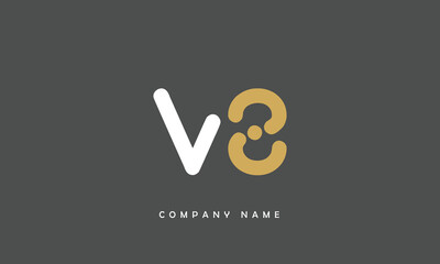 VS, SV, V, S Abstract Letters Logo Monogram