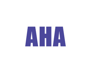 AHA LOGO DESIGN VECTOR TEMPLATE