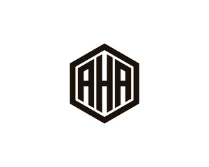 AHA LOGO DESIGN VECTOR TEMPLATE