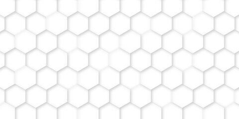 3d hexagonal structure futuristic white background and embossed hexagon abstract with hexagon background. honeycomb hexagonal background. Hexagon shape, white, shiny black. hexagon pattern shape.