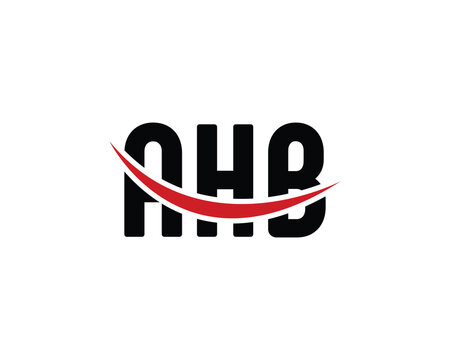 AHB LOGO DESIGN VECTOR TEMPLATE