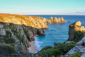 Pedn Vounder Beach in Cornwall