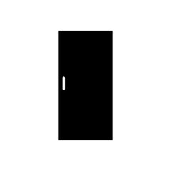 drawer cupboard minimalist icon logo design vector