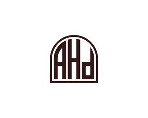 Fototapeta premium AHD LOGO DESIGN VECTOR TEMPLATE